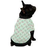Hippopotamus Pattern Print Design 02 All Over Print Pet Dog Round Neck Fuzzy Shirt