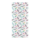 Surfboard Pattern Print Design 04 Beach Towel