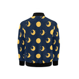 Moon star pattern Kids' Boys' Girls' Bomber Jacket