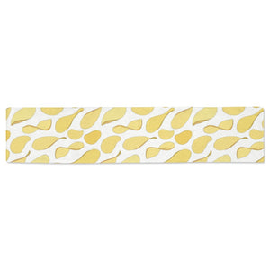 Potato Chips Pattern Print Design 02 Table Runner