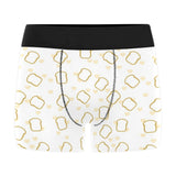 Bread Toast Pattern Print Design 01 Men's All Over Print Boxer Briefs Men's Underwear