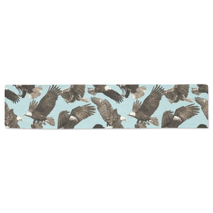 Eagle Pattern Print Design 01 Table Runner
