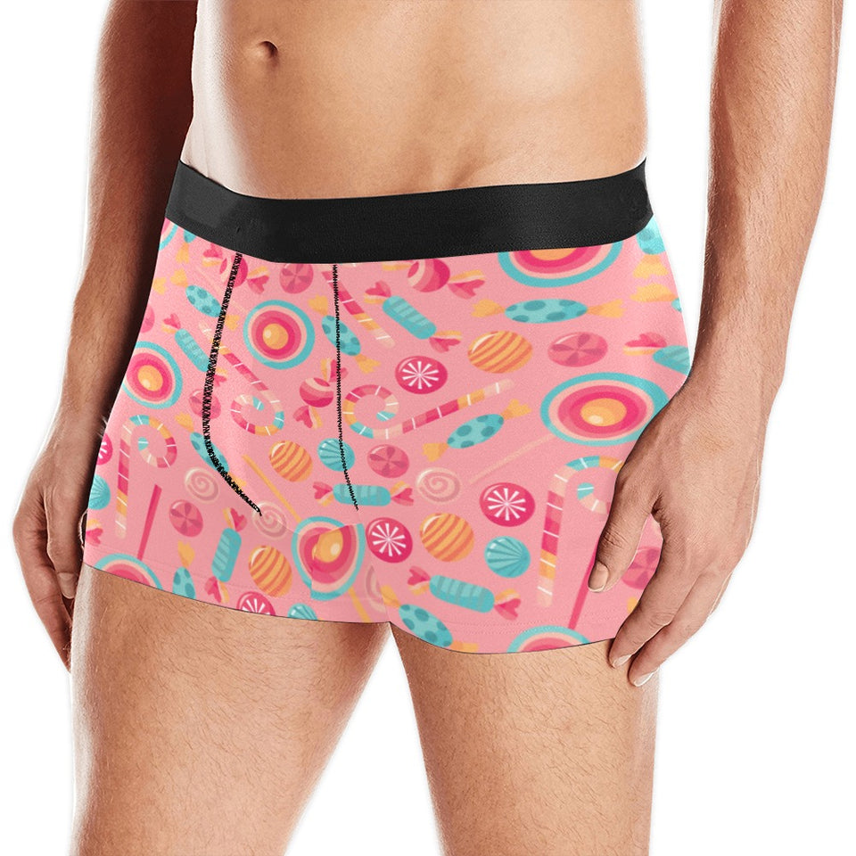 Colorful candy pattern Men's All Over Print Boxer Briefs Men's Underwear
