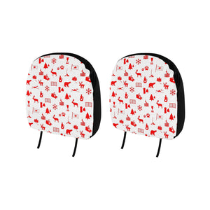 Canada Pattern Print Design 04 Car Headrest Cover