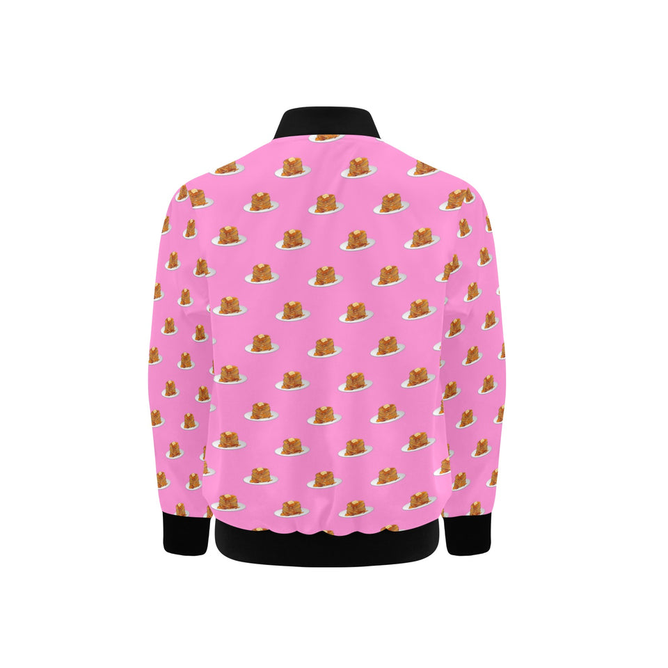 Pancake Pattern Print Design 04 Kids' Boys' Girls' Bomber Jacket