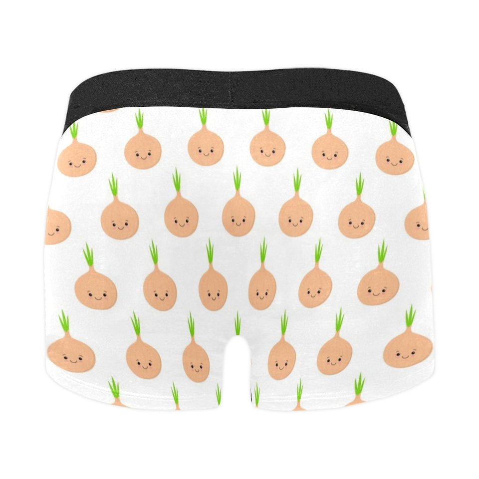 cute onions smiling faces Men's All Over Print Boxer Briefs Men's Underwear