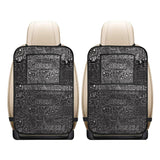 Handwritten cheese pattern Car Seat Back Organizer