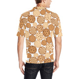 Various cookie pattern Men's All Over Print Polo Shirt