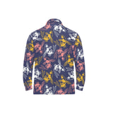 Koi Fish Carp Fish pattern Men's Long Sleeve Polo Shirt