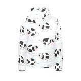 Cute cows pattern Kids' Boys' Girls' Padded Hooded Jacket