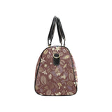 Coffee bean flower pattern Travel Bag