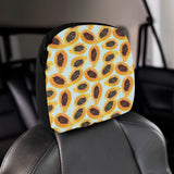 Watercolor papaya pattern Car Headrest Cover