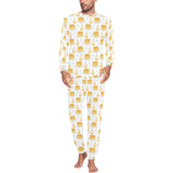 Pancake Pattern Print Design 05 Men's All Over Print Pajama
