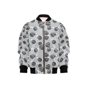 Sun Glasses Pattern Print Design 04 Kids' Boys' Girls' Bomber Jacket