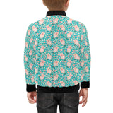 Pig Pattern Print Design 01 Kids' Boys' Girls' Bomber Jacket