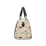 Mustache Beard Pattern Print Design 03 Travel Bag