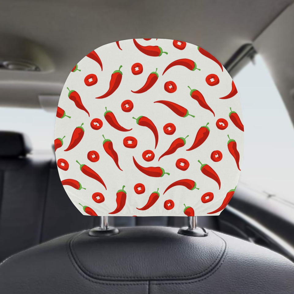 Chili pattern Car Headrest Cover