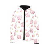 Garlic pattern Kids' Boys' Girls' Padded Hooded Jacket