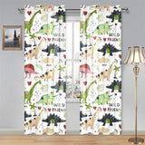 Cute dinosaurs pattern Gauze Curtain