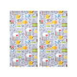 Math Pattern Print Design 04 Gauze Curtain