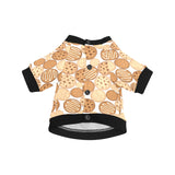 Various cookie pattern All Over Print Pet Dog Round Neck Fuzzy Shirt