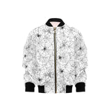 Spider web cobweb pattern Kids' Boys' Girls' Bomber Jacket