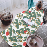 Bonsai red sun japanese pattern Blanket Robe with Sleeves