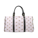 Yorkshire Terrier Pattern Print Design 02 Travel Bag