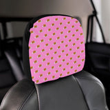Pancake Pattern Print Design 04 Car Headrest Cover