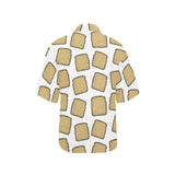 Bread Toast Pattern Print Design 03 Women's All Over Print Hawaiian Shirt