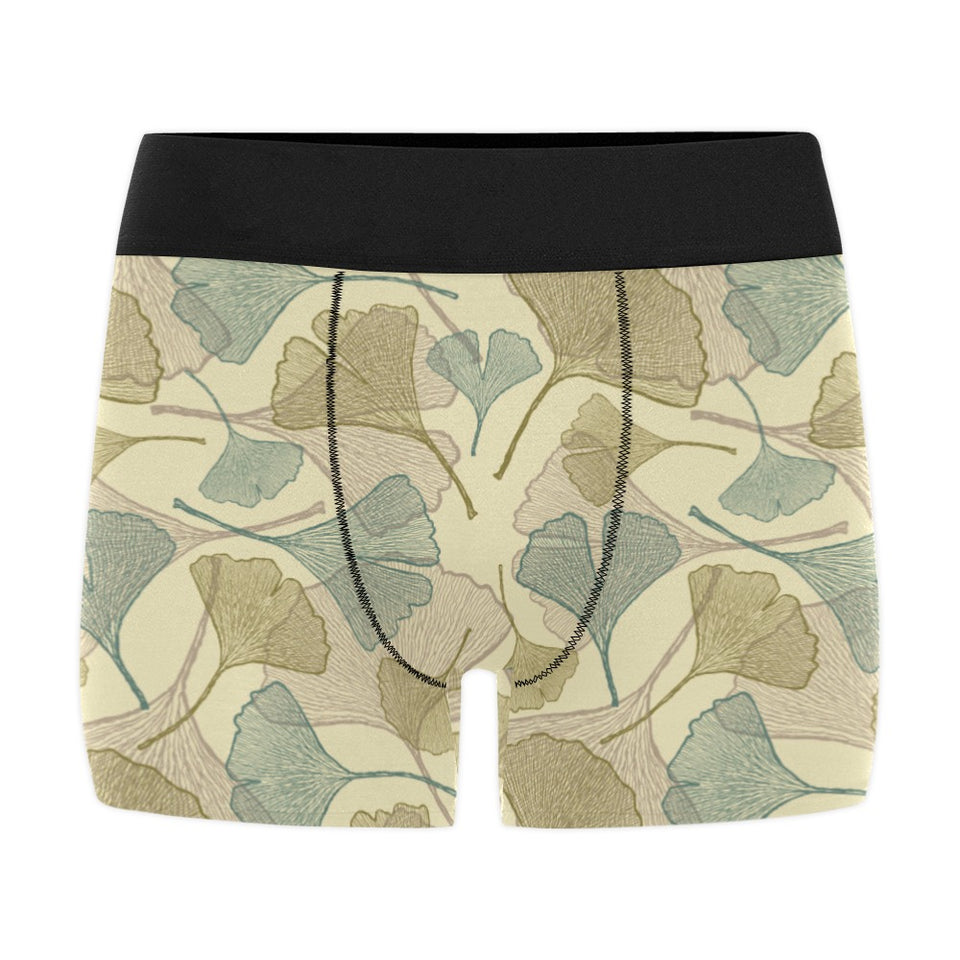 Ginkgo leaves design pattern Men's All Over Print Boxer Briefs Men's Underwear