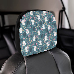 Cute rabbit pattern Car Headrest Cover