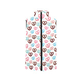 Pretzels Pattern Print Design 04 Men's Padded Vest
