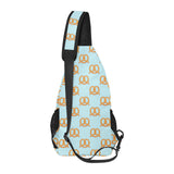 Pretzels Pattern Print Design 03 All Over Print Chest Bag