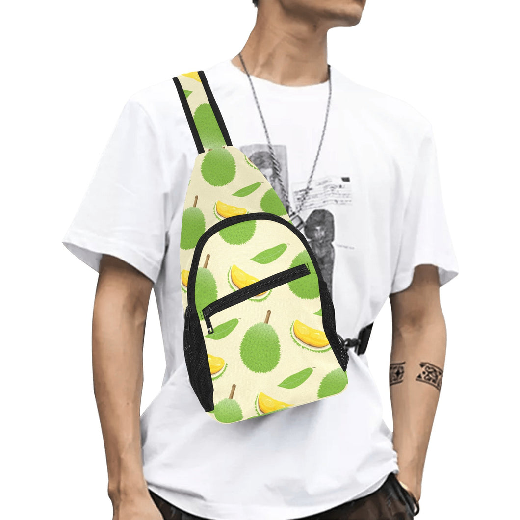 Durian pattern All Over Print Chest Bag