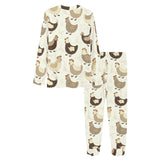 Cute rooster chicken cock Women's All Over Print Pajama Set