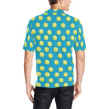 Tennis Pattern Print Design 05 Men's All Over Print Polo Shirt