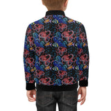 Octopus sea wave tropical fishe pattern Kids' Boys' Girls' Bomber Jacket