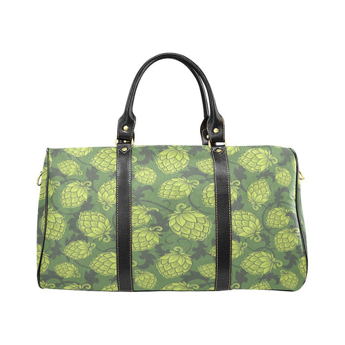 Hop pattern Hop cone background Travel Bag