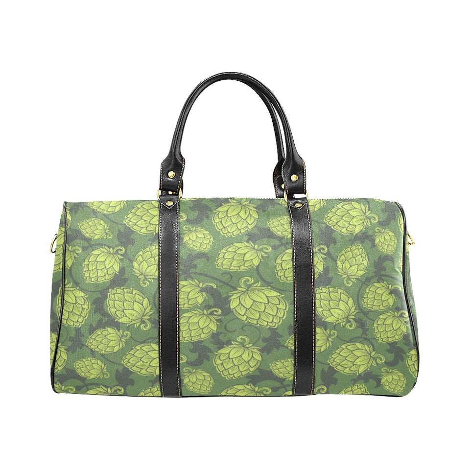 Hop pattern Hop cone background Travel Bag