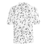 Music Notes Pattern Print Design 04 Men's All Over Print Polo Shirt