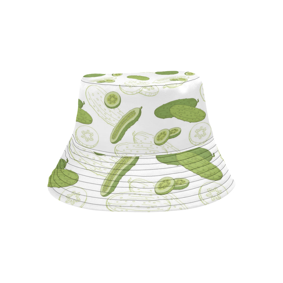 Cucumber sketch pattern Unisex Bucket Hat
