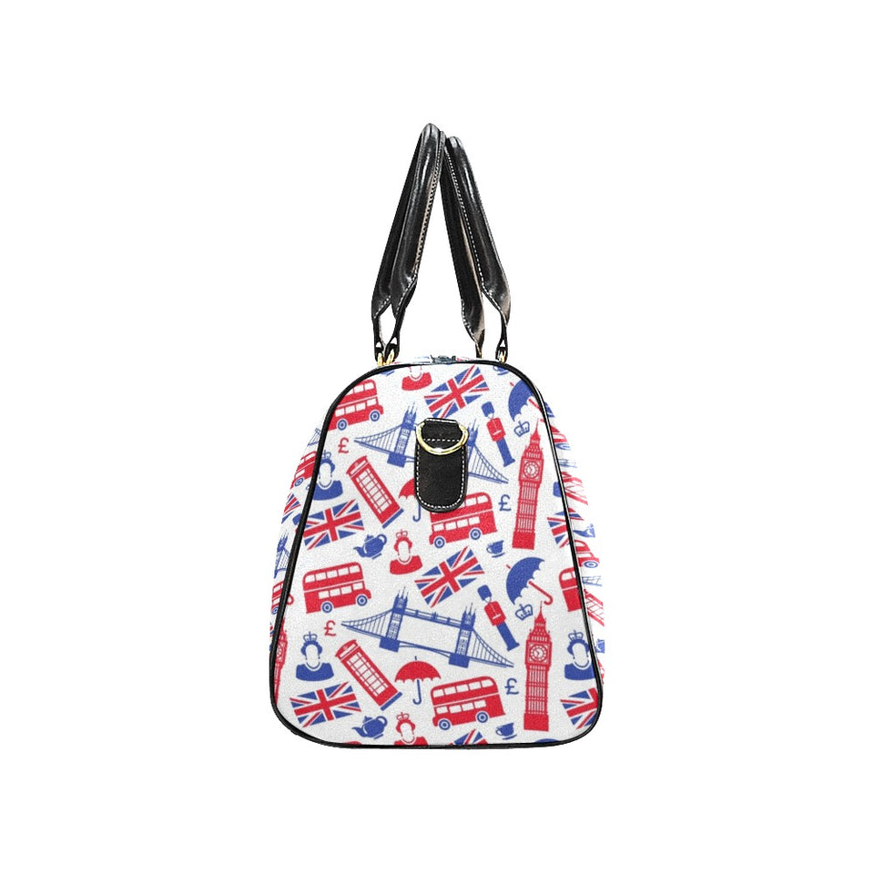 British Pattern Print Design 01 Travel Bag