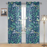 butterfly leaves pattern Gauze Curtain