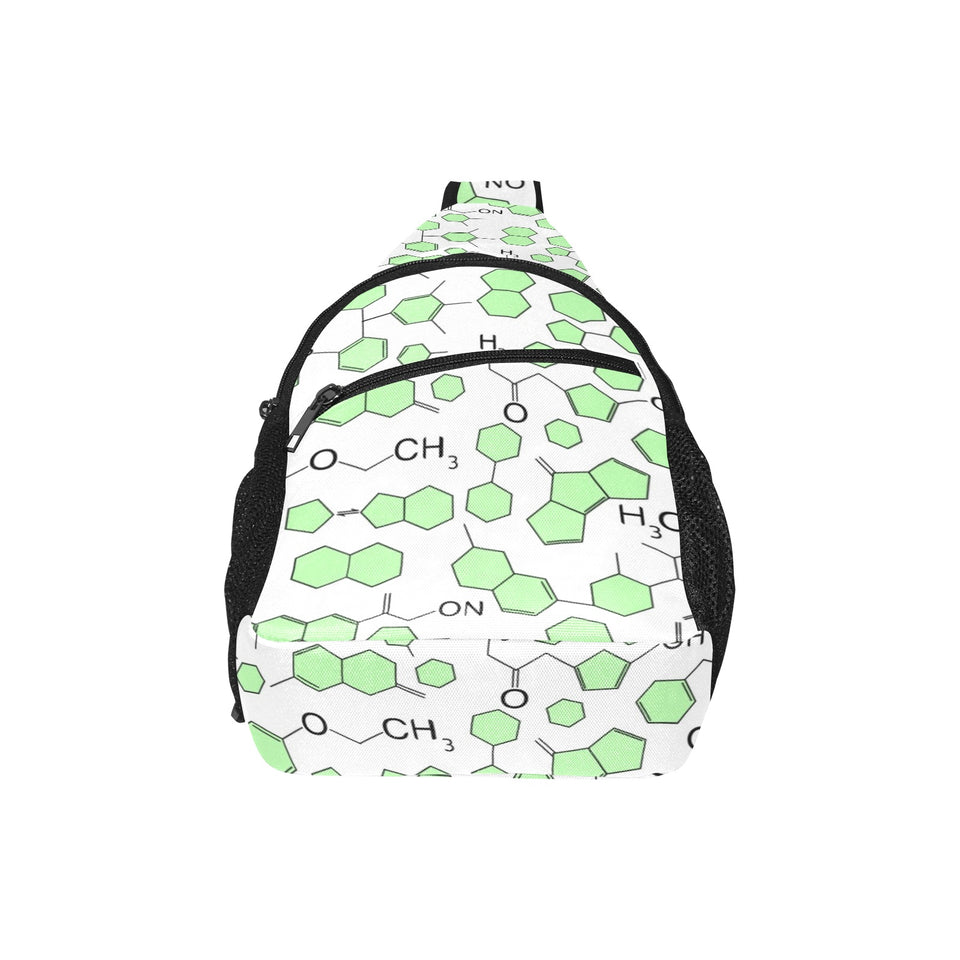 Chemistry Periodic Table Pattern Print Design 03 All Over Print Chest Bag