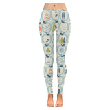 apples leaves pattern Women's Legging Fulfilled In US