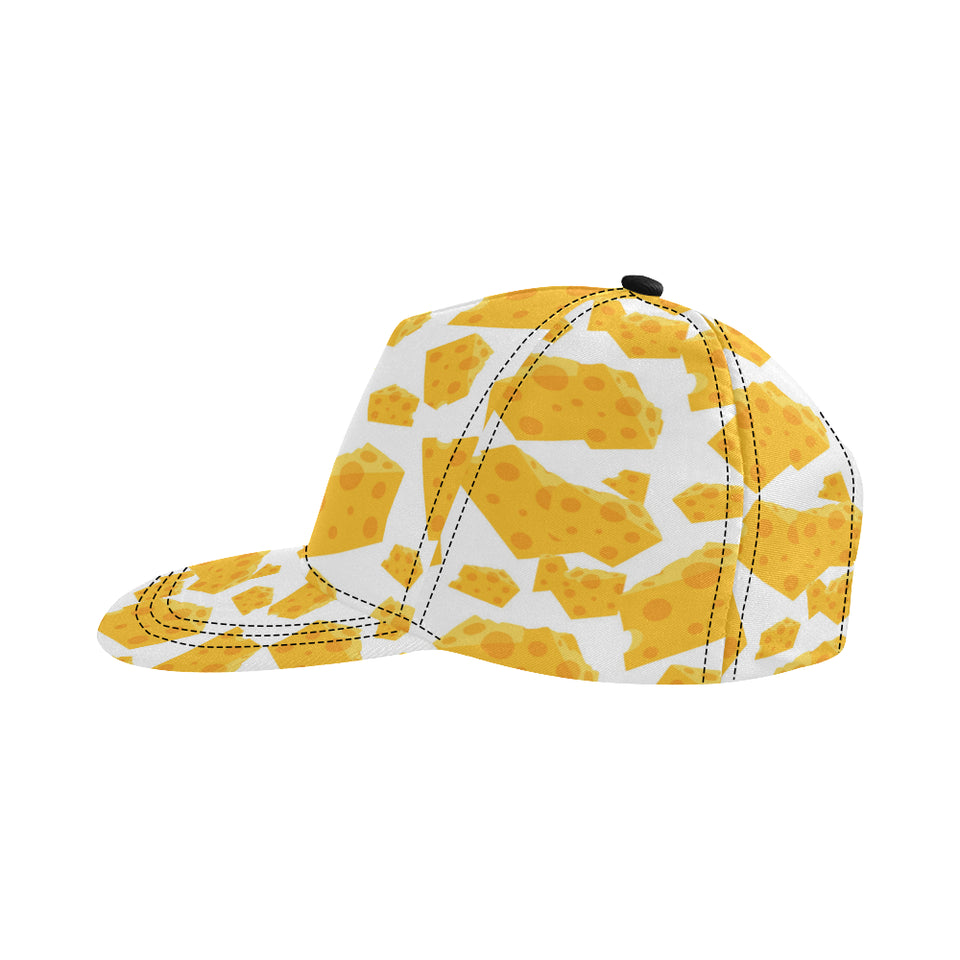 Cheese slice pattern All Over Print Snapback Cap