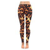 Fire flame dark pattern Women's Legging Fulfilled In US