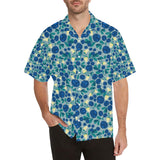 blueberry design pattern Men's All Over Print Hawaiian Shirt