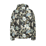 Japanese crane ornament elements Kids' Boys' Girls' Padded Hooded Jacket